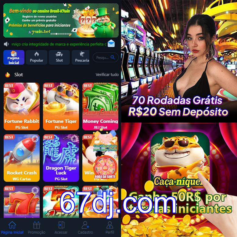 Cadastro no 67dj: Comece com um Bônus de Boas-vindas!